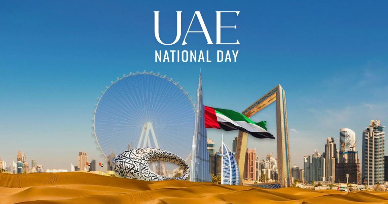UAE National Day skyline and national celebration
